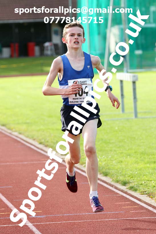3000 metres, NECAA Open Meeting, Morpeth, Sunday, September 27th. David T. Hewitson/Sports for All Pics